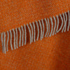 Pure New Wool Throw Pumpkin