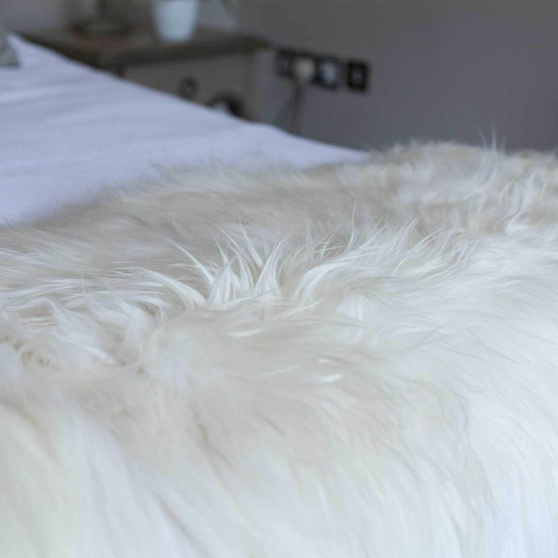 Icelandic Double Sheepskin Natural White