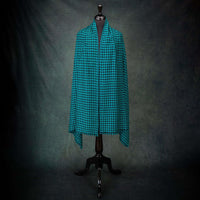 Houndstooth Shawl Emerald