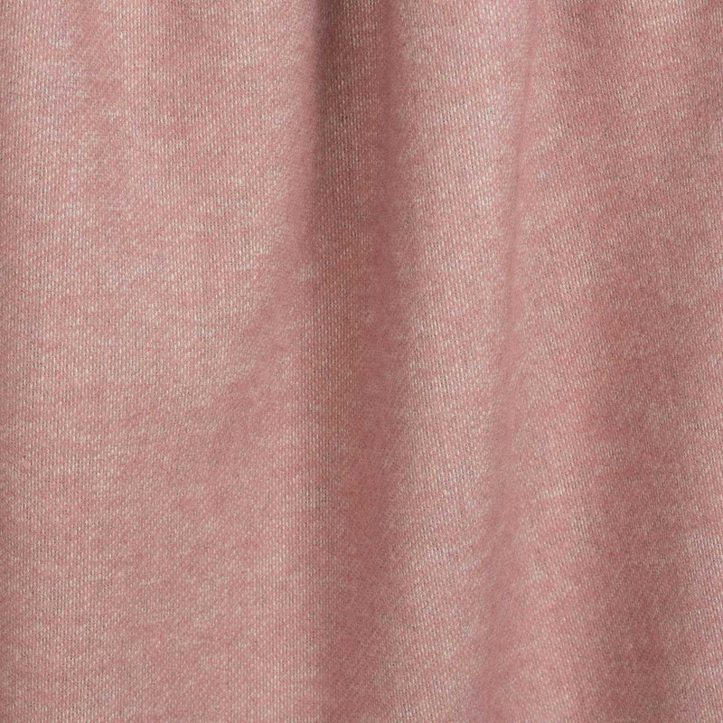 Double Sided Wool Throw Dusky Pink