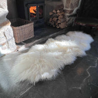 Icelandic Double Sheepskin Natural White