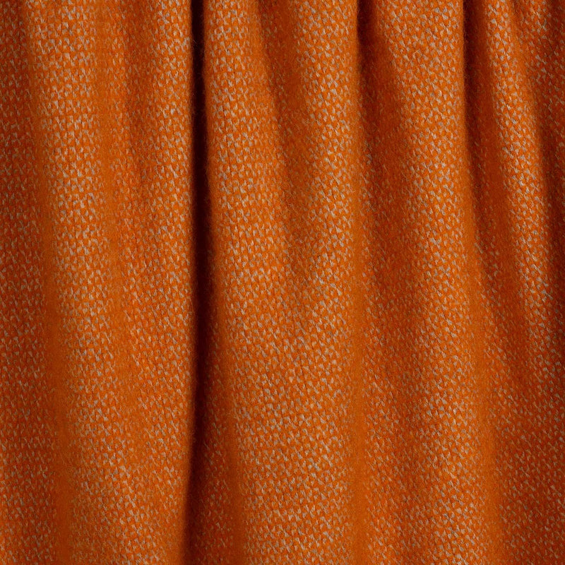 Pure New Wool Throw Pumpkin