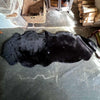 Exclusive Double Sheepskin Throw Black