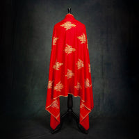 Sozni Hand Embroidered Pashmina 'The Fire God'