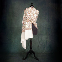 Hand Embroidered Jamawar Shawl 'Nowsheen'