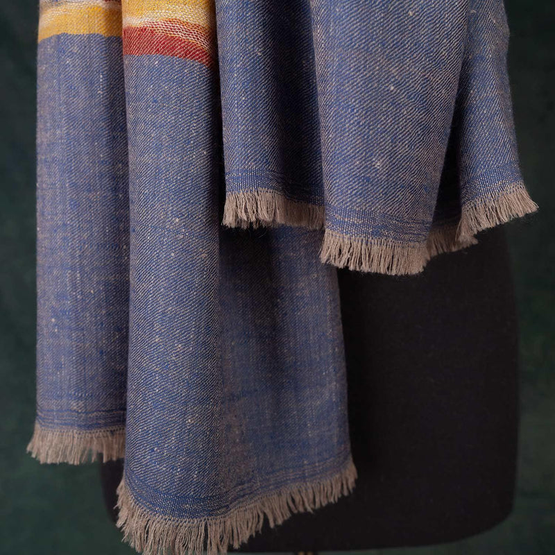 Ikat Cashmere Pashmina Rainbow