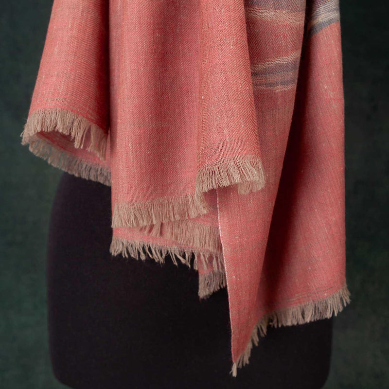 Ikat Cashmere Pashmina Sunset