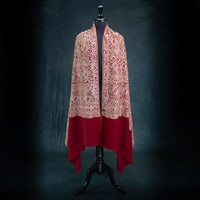 Hand Embroidered Cashmere Pashmina 'Tantra'