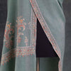 Paladar Sozni Pashmina 'The Colours of Sunrise' Green Mountains