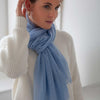 Diaphanous Pashmina Crystal Blue