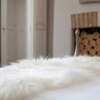 Icelandic Double Sheepskin Natural White