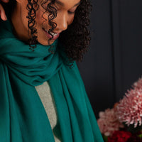 Ultrafine Ring Shawl Emerald