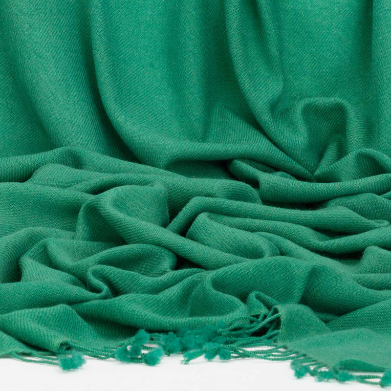 Luxury Pashmina Shawl Amazon Green