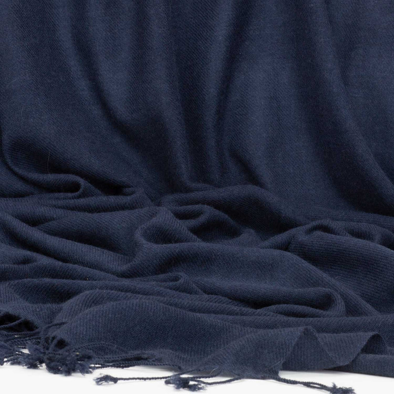 Luxury Pashmina Shawl Blueberry