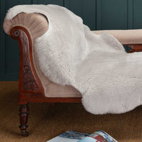 Exclusive Sheepskin Throw Cashmere Grey