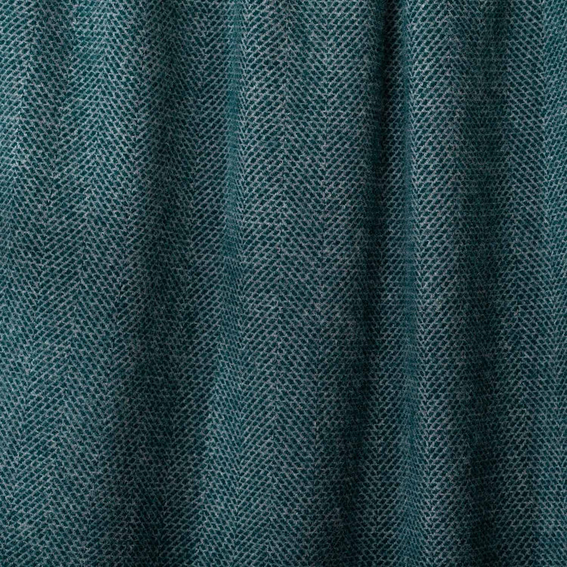 Extra Large Wool Throw - Teal Blue-Green