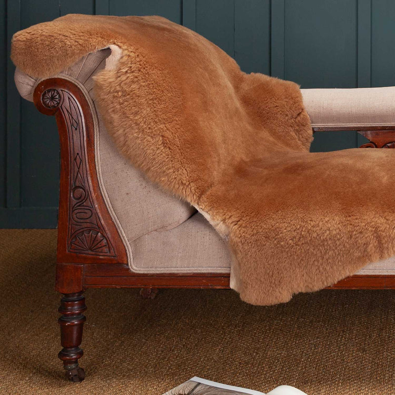 Exclusive Sheepskin Throw Otter