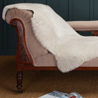 Exclusive Sheepskin Throw Pearl