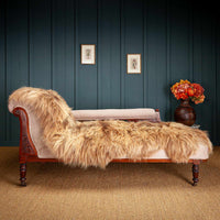 Icelandic Double Sheepskin Golden Natural Brown