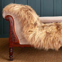 Icelandic Double Sheepskin Golden Natural Brown