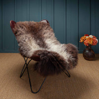 Eco Tanned Extra Large Sheepskins Dark Coloured