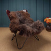 Eco Tanned Extra Large Sheepskins Dark Coloured