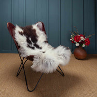 Eco Tanned British Jacob Sheepskin Extra Large