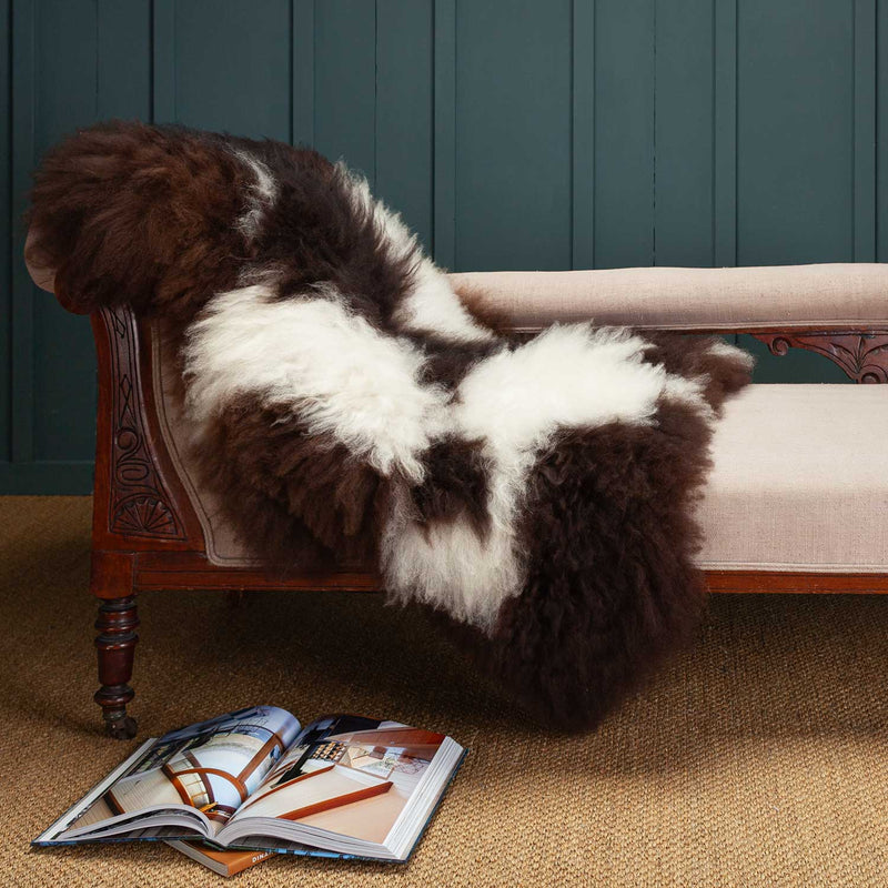 Eco Tanned British Jacob Sheepskin Extra Large