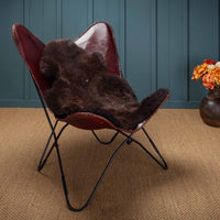 Eco Tanned British Natural Chocolate Sheepskin