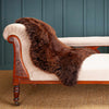 Natural Chocolate Economy Sheepskin Rug