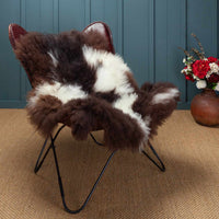 Eco Tanned British Jacob Sheepskin Extra Large