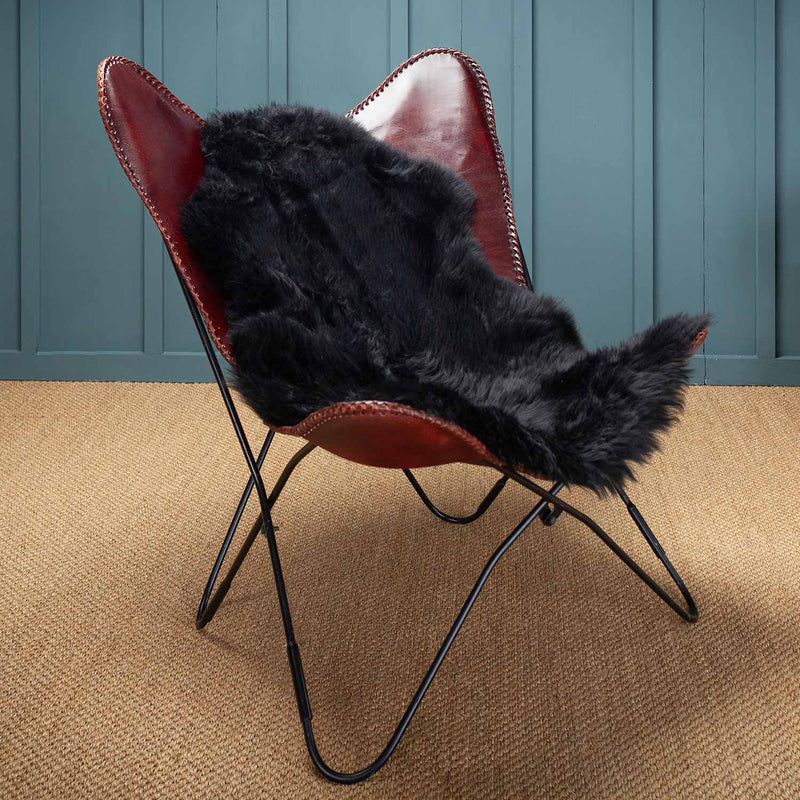 Jet Black Sheepskin