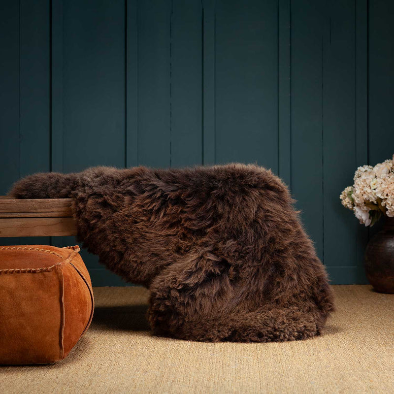 Natural Chocolate Sheepskin