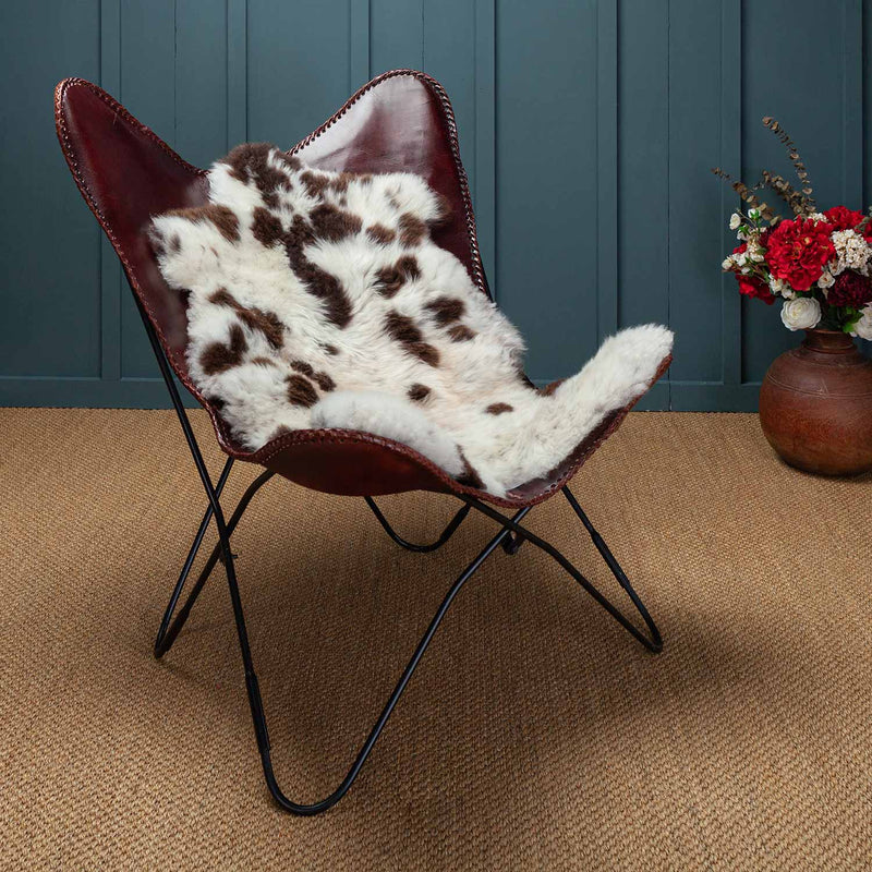 Eco Tanned British Jacob Sheepskin Medium