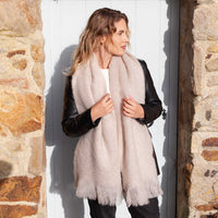 Liso Mohair Scarf Truffle