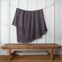 Mohair Throw Anthracite