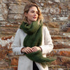 Liso Mohair Scarf Moss