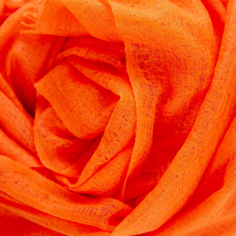 Diaphanous Pashmina Orange