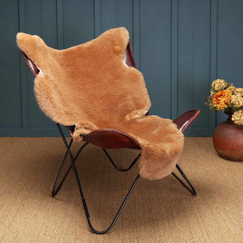 Exclusive Sheepskin Throw Otter