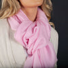 Luxe Merino Silk Shawl Light Pink