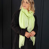 Luxe Merino Silk Shawl Pistachio