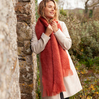 Liso Mohair Scarf Sienna