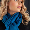 Luxe Merino Silk Shawl Teal