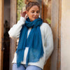 Diaphanous Pashmina Teal