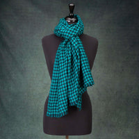 Houndstooth Shawl Emerald