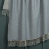 Double Sided Wool Throw Winter Sky