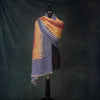 Ikat Pure Cashmere Pashmina - Sunrise - Hand-crafted in Kashmir - from The Wool Company, England