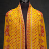 Doardar Sozni Hand Embroidered Cashmere Pashmina Ochre