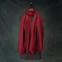 Houndstooth Shawl Russet