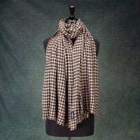 Houndstooth Shawl Latte